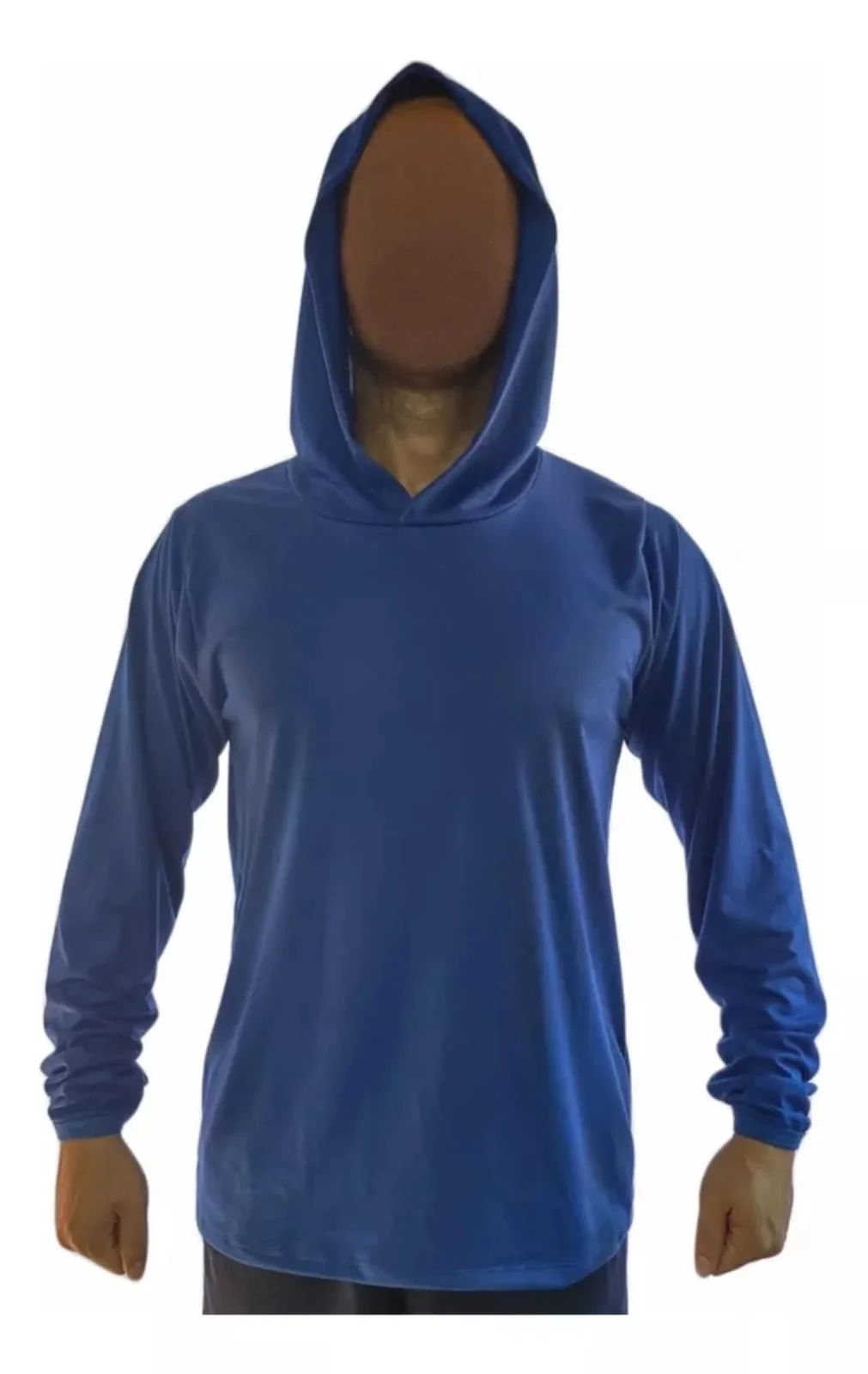Camiseta Dryfit manga longa com capuz .